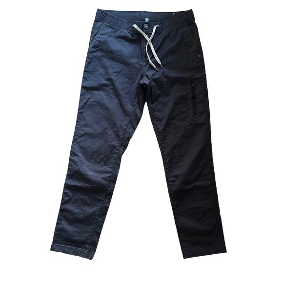 Vuori Pants - VUORI WOMEN'S Organic Cotton RIPSTOP PANT VW401 Zip Cargo Charcoal Gray Medium